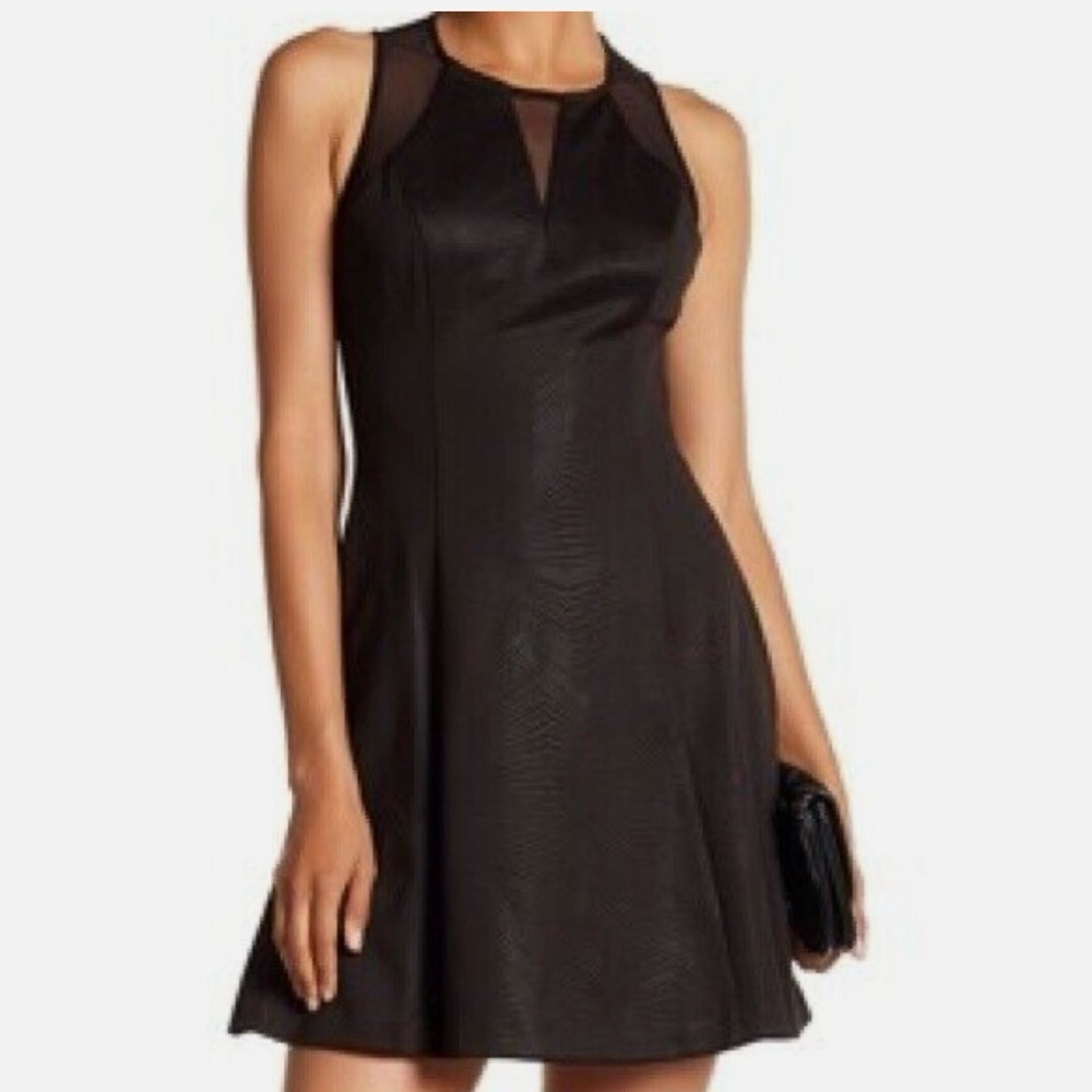 Guess Party Cocktail Fit & Flare Dress